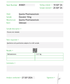Quanta Pharma Dianabol 10mg